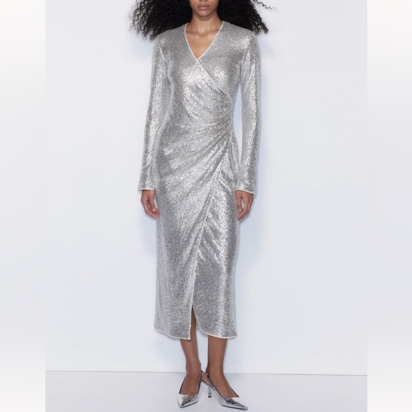 Sequined cocktail dress - Picture 2 of 5